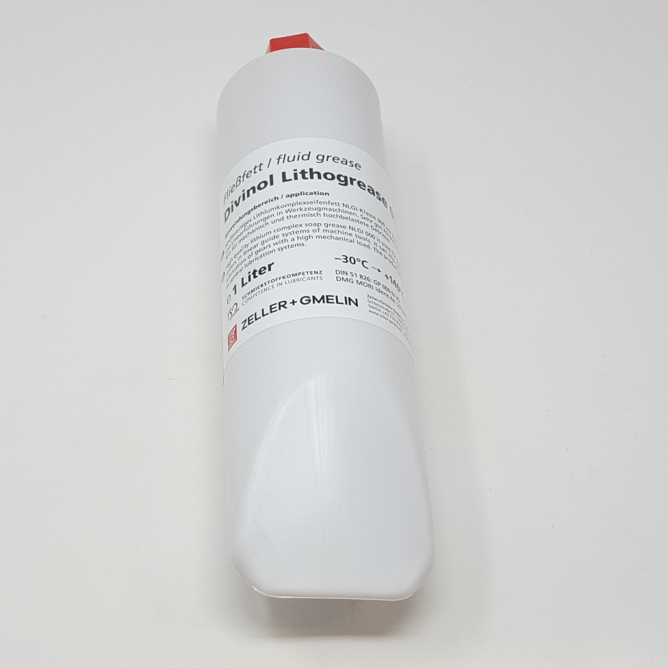 Divinol Lithogrease 000 Zeller+Gmelin Grease Cartridge 1 Litre — Pollard  CNC Spares Ltd