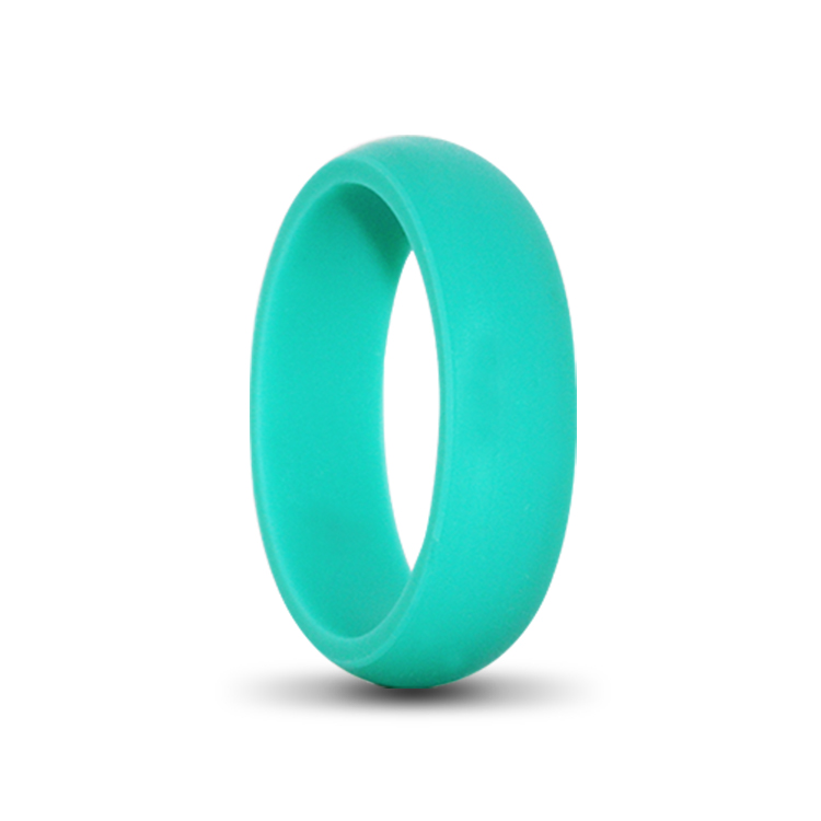 Turquoise Silicone Fitness Rings