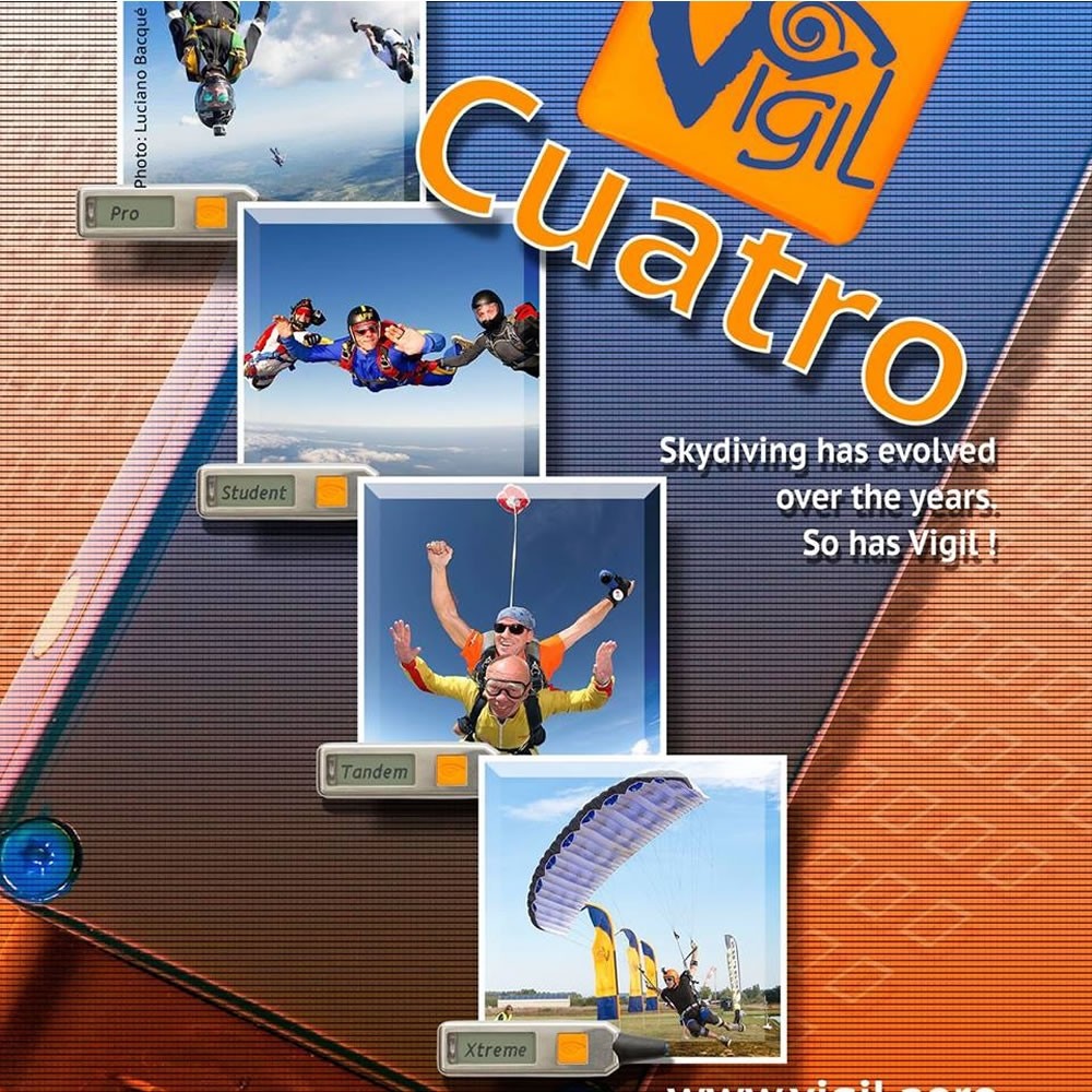 Lowest cost skydiving equipment - Vigil Cuatro AAD