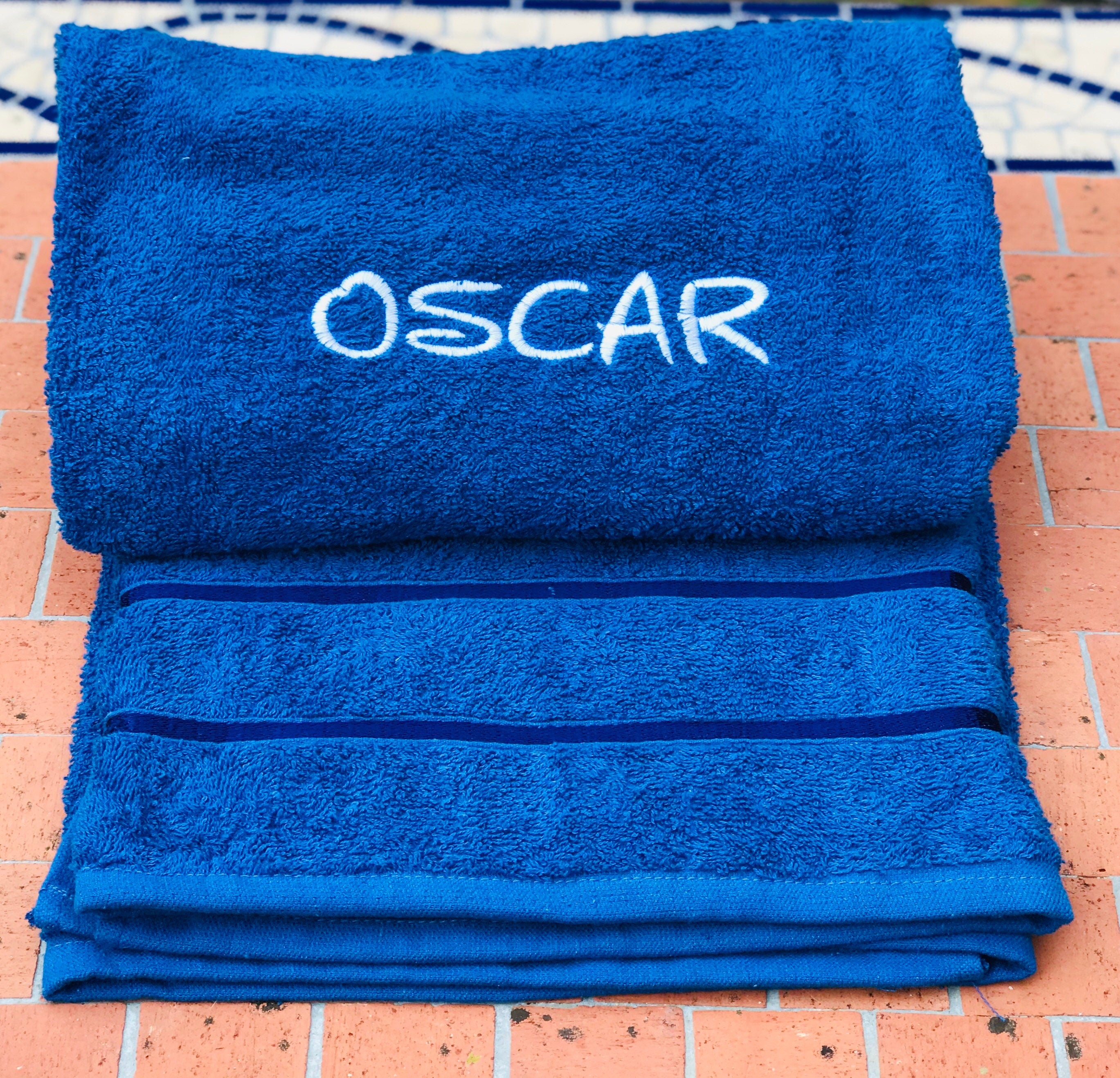Personalised Embroidered Towel - Name Design