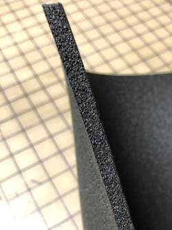 Black Landau Cross Link Polyethylene Foam