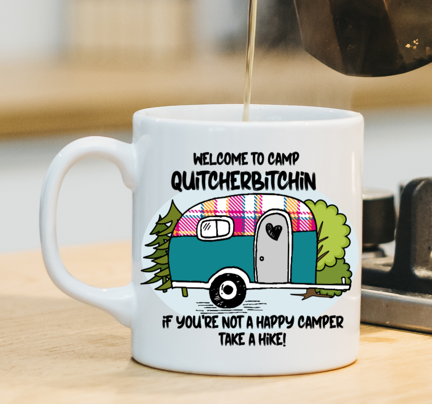 Personalised Mug - Camp Quitcherbitchin