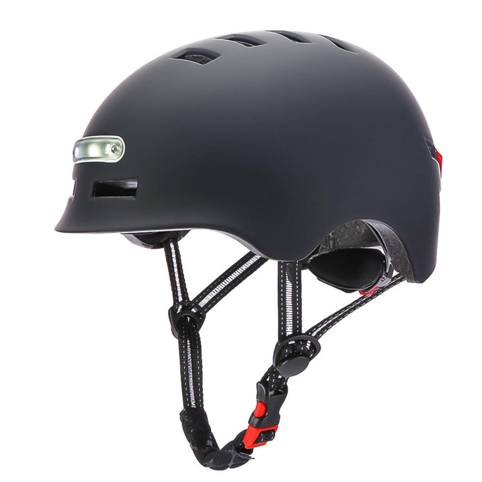 Rechargeable Bike, E-Scooter Helmet with Front and Rear Lights