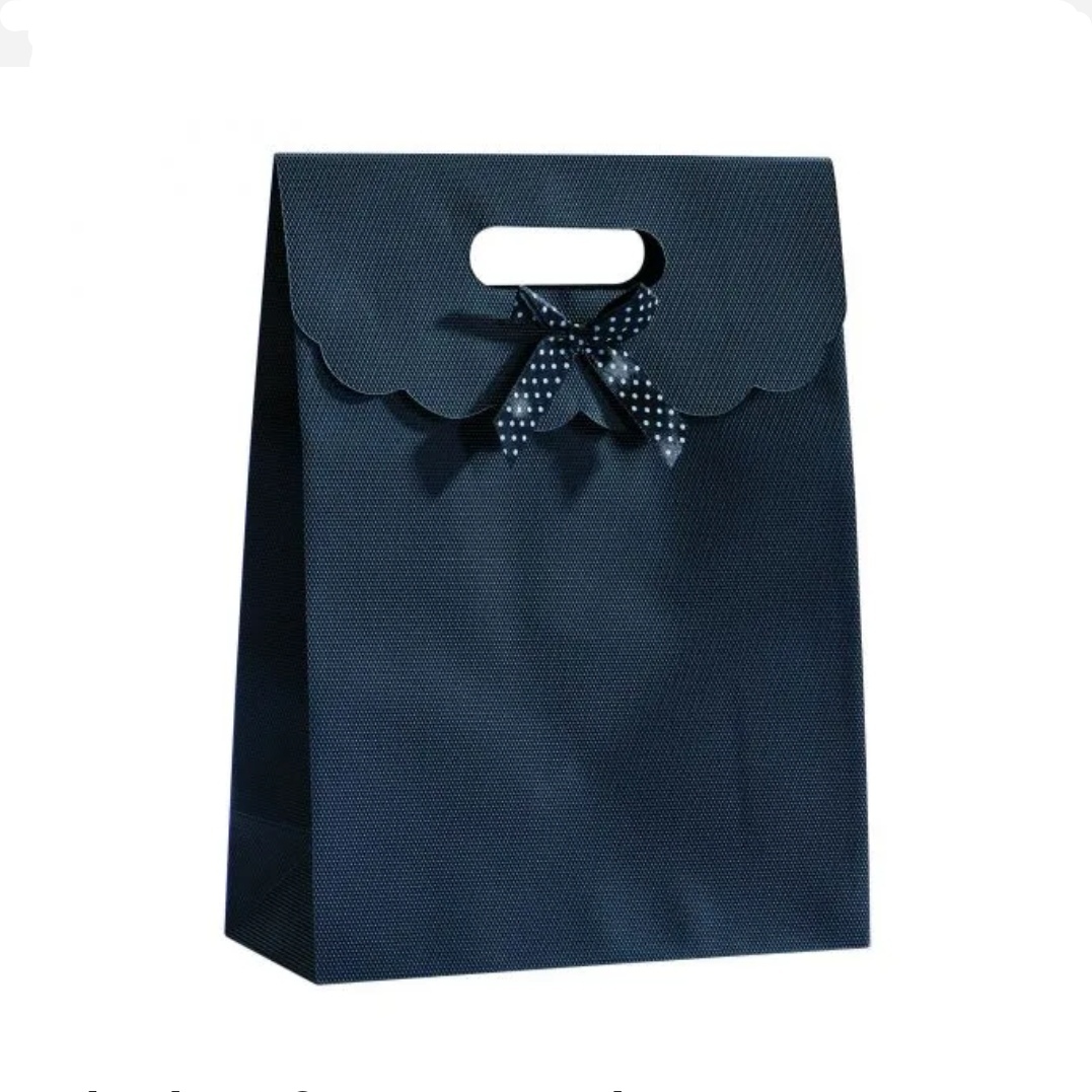 Black Gift Back with Bow
