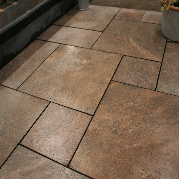 Autumn Bronze Vitrifed Porcelain Patio Paving by The UK Landscaping Range