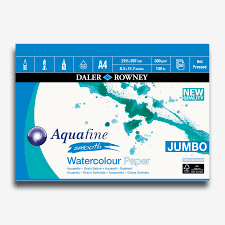 Buy Daler Rowney Aquafine Smooth Watercolor Pad 300Gsm - Arts, Books Store  - The Stationers