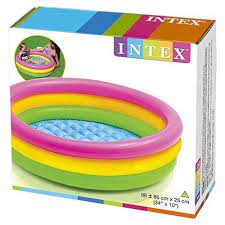 Intex Summer Sunset Glow Baby Swimming Pool (34 in x 10 in) Multicolor: Buy  Online at Best Prices in Pakistan | Daraz.pk
