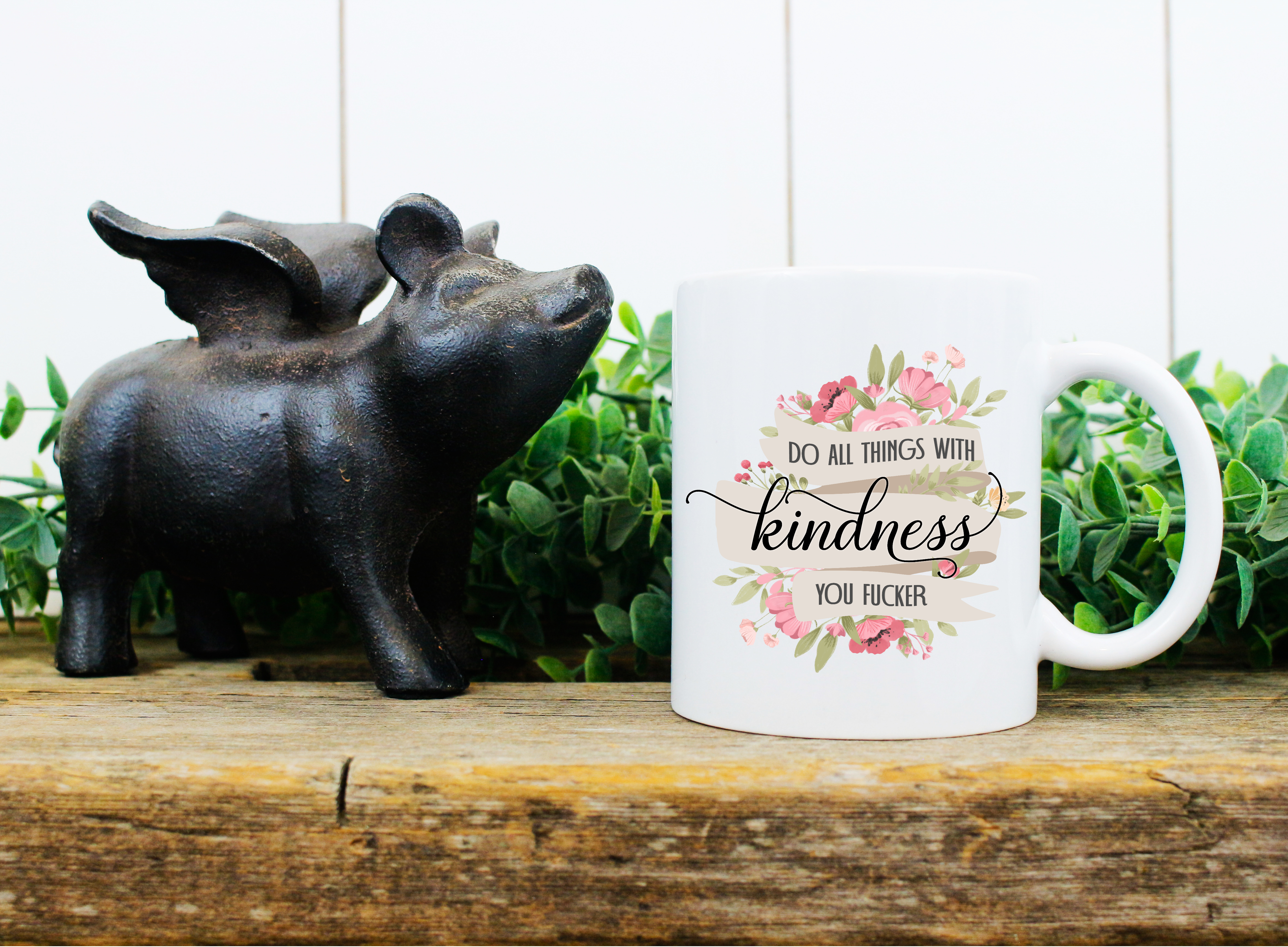 Personalised Funny Mug - Do All Things With Kindness!