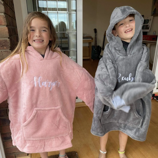 Personalised Oversized Hoodie - Children's Hooded Blanket