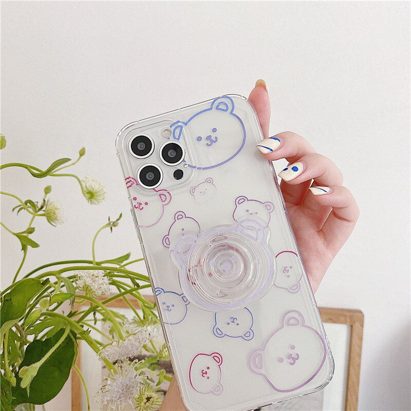 iPhone case with cute holder
