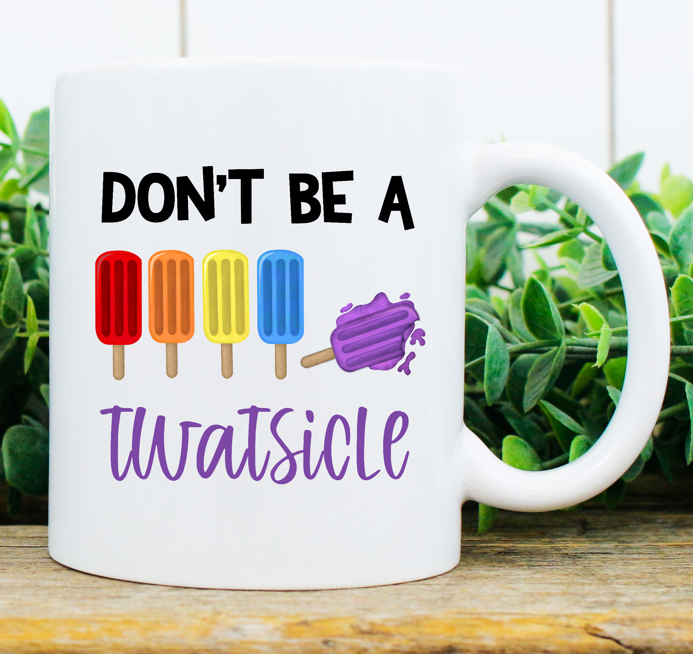 Personalised Twatsicle Mug
